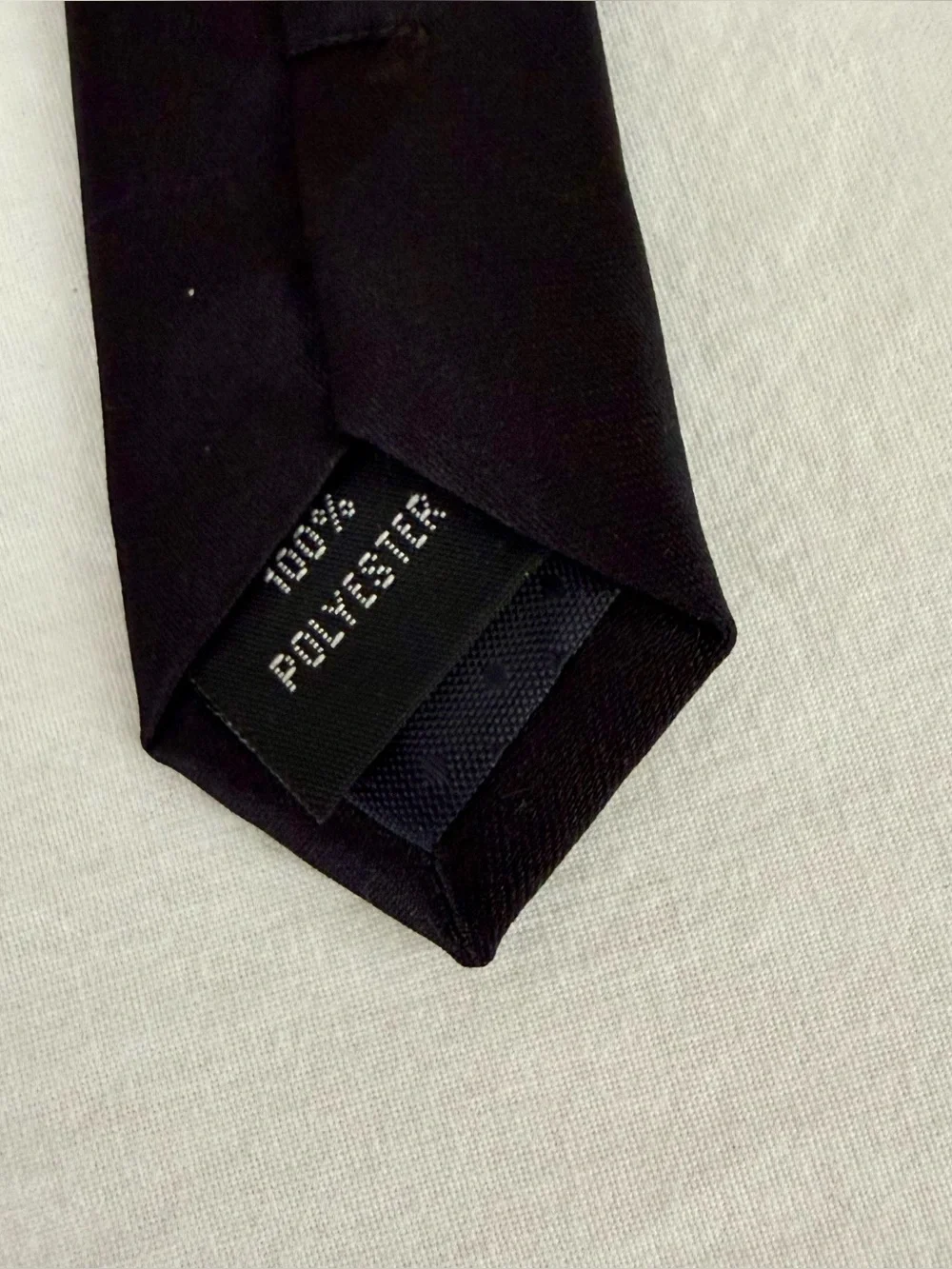 K Alexander Black Skinny Necktie 1.5” Wide 58.5” Long Indie Formal